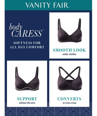 Body Caress Full Coverage Wireless Bra 72335 Star White $16.23 Bras