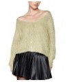 Women's Wide V-Neck Drop-Shoulder Cardigan Top Gold $22.43 Tops