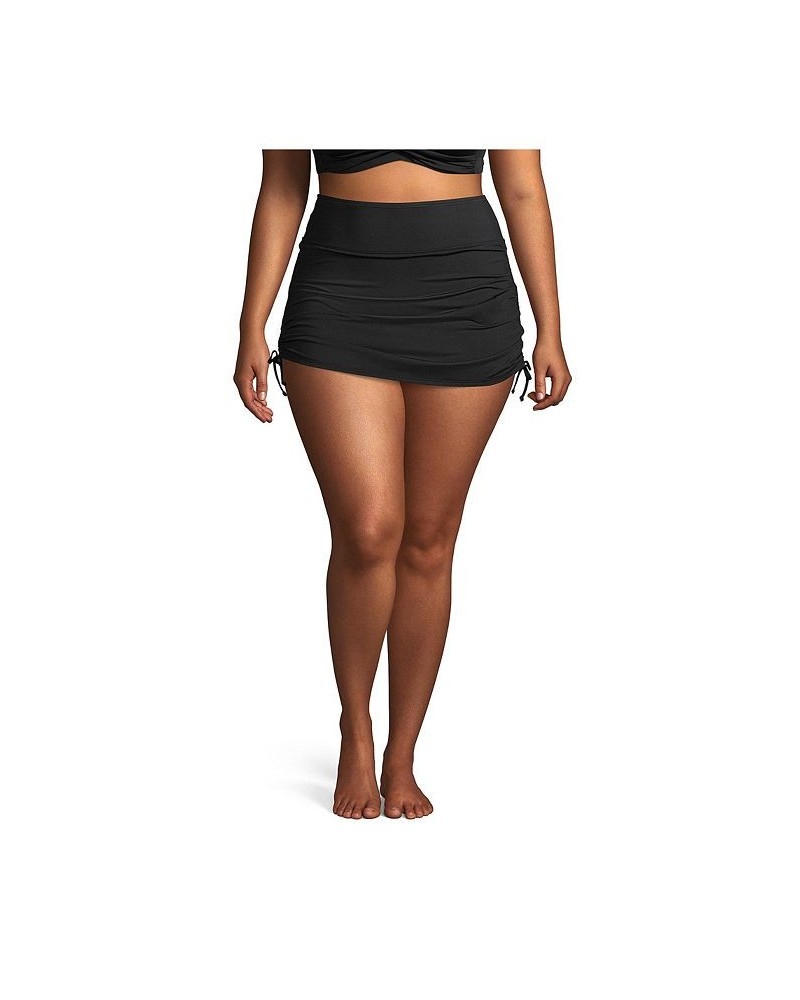 Women's Plus Size Tummy Control Adjustable Swim Skirt Swim Bottoms Blackberry $39.75 Swimsuits