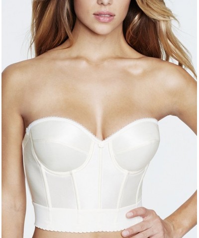 Noemi Low Back Strapless Bustier Lingerie Ivory/Cream $35.10 Lingerie