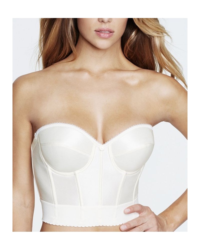 Noemi Low Back Strapless Bustier Lingerie Ivory/Cream $35.10 Lingerie