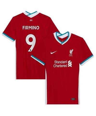 Women's Roberto Firmino Red Liverpool 2020/21 Home Replica Player Jersey Red $46.80 Jersey