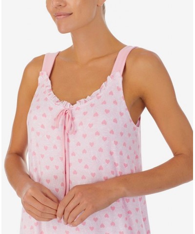 Women's Sleeveless Long Gown Pink $30.34 Sleepwear