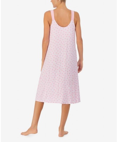 Women's Sleeveless Long Gown Pink $30.34 Sleepwear