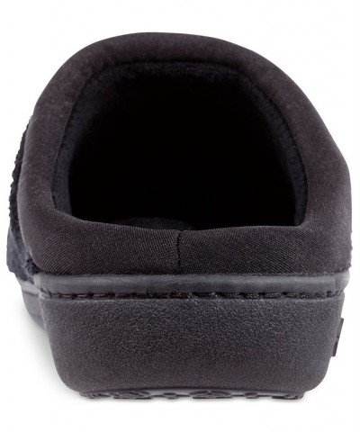 Microterry Pillowstep Slippers with Satin Trim Black $22.40 Shoes