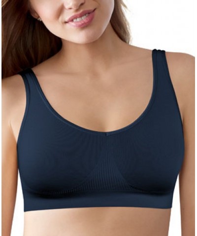 One Smooth U Wireless Bralette DFBRAL In The Navy $13.69 Bras