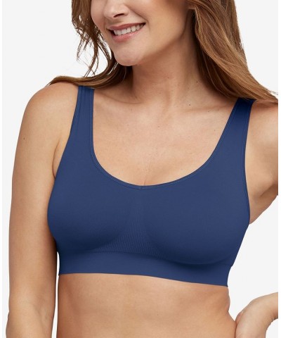 One Smooth U Wireless Bralette DFBRAL In The Navy $13.69 Bras