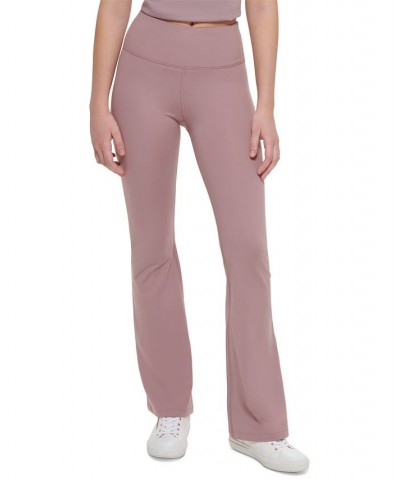 Women's High-Rise Flared Pants Tan/Beige $20.59 Pants