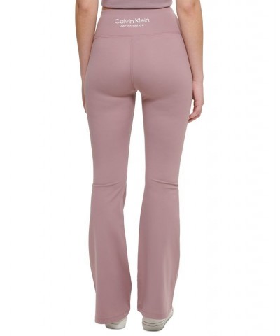 Women's High-Rise Flared Pants Tan/Beige $20.59 Pants