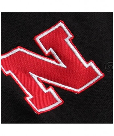 Women's Stadium Athletic Black Nebraska Huskers Arched Name Full-Zip Hoodie Black $29.25 Sweatshirts