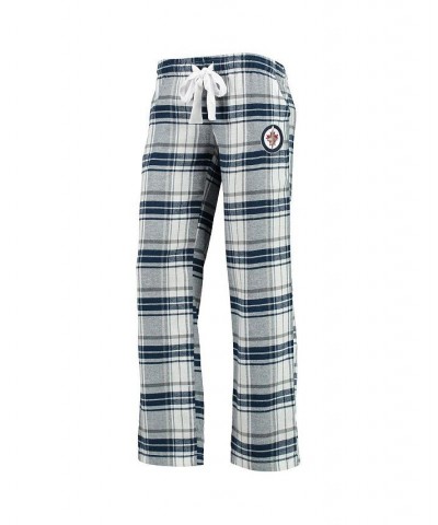 Women's Navy Gray Winnipeg Jets Accolade Flannel Pants Navy, Gray $18.90 Pajama