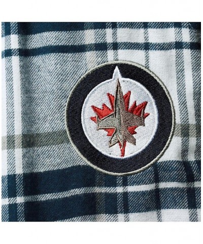 Women's Navy Gray Winnipeg Jets Accolade Flannel Pants Navy, Gray $18.90 Pajama