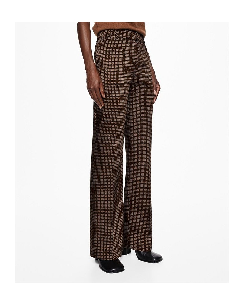 Women's Printed Pants Brown $25.29 Pants