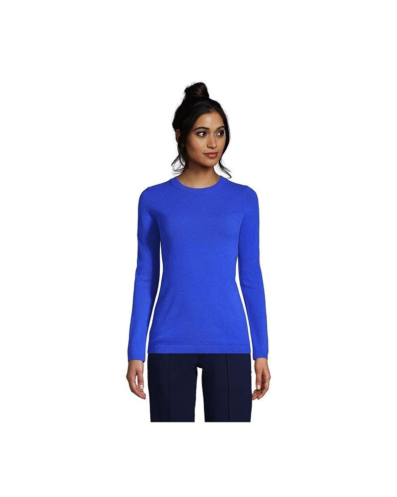 Women's Cashmere Crewneck Sweater Black $91.98 Sweaters