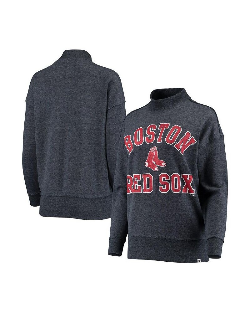 Women's '47 Heather Navy Boston Red Sox Sasha Ivy Pullover Sweatshirt Heathered Navy $33.75 Sweatshirts