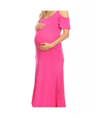 Maternity Lexi Maxi Dress Fuchsia $18.42 Dresses