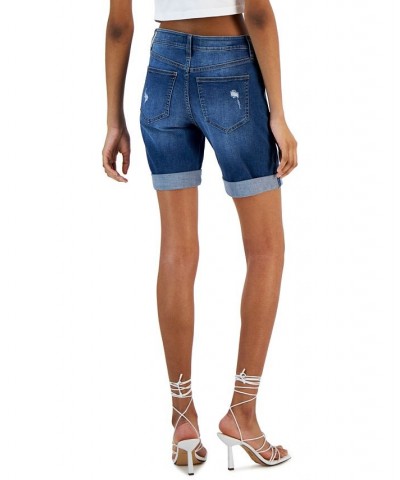 Juniors' Bermuda Denim Shorts Glisten $13.74 Shorts