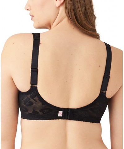 Awareness Full Figure Seamless Underwire Bra 85567 Up To I Cup Black $39.78 Bras