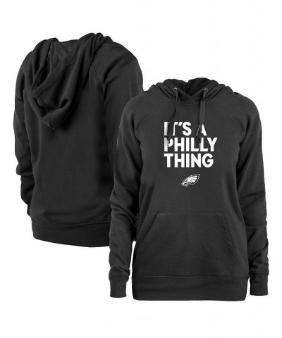 Women's Black Philadelphia Eagles It's A Philly Thing Pullover Hoodie Black $41.24 Sweatshirts