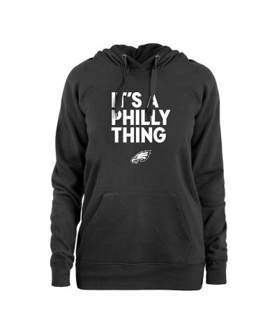 Women's Black Philadelphia Eagles It's A Philly Thing Pullover Hoodie Black $41.24 Sweatshirts