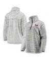 Women's Gray Washington Capitals Sherpa Quarter-Zip Pullover Jacket Gray $42.89 Jackets