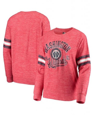 Women's by New Era Red Washington Wizards Space Dye Pullover Sweatshirt Red $34.44 Sweatshirts