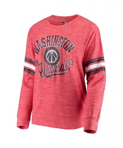 Women's by New Era Red Washington Wizards Space Dye Pullover Sweatshirt Red $34.44 Sweatshirts