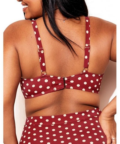 Vivien Women's Plus-Size Swimwear Bikini Top Red $29.12 Swimsuits