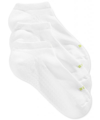 Women's Air Cushion No Show 3 Pack Socks White $10.40 Socks