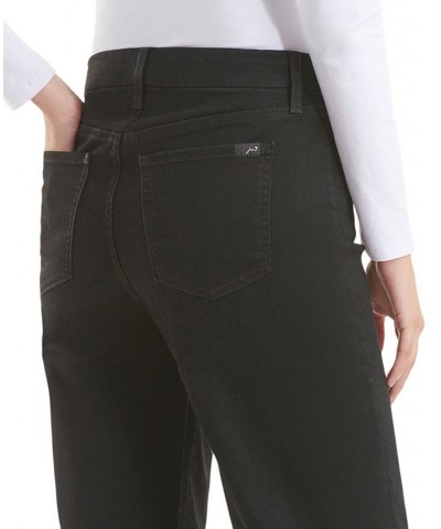 by 7 For All Mankind Women's Cropped Wide-Leg Jeans Black $46.87 Jeans