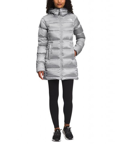 Women's Gotham Hooded Parka Gray $90.65 Coats