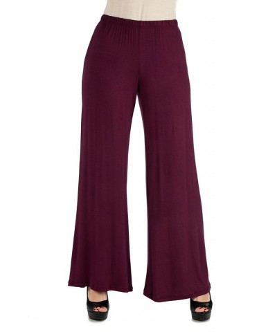 Women's Palazzo Pants Purple $21.55 Pants