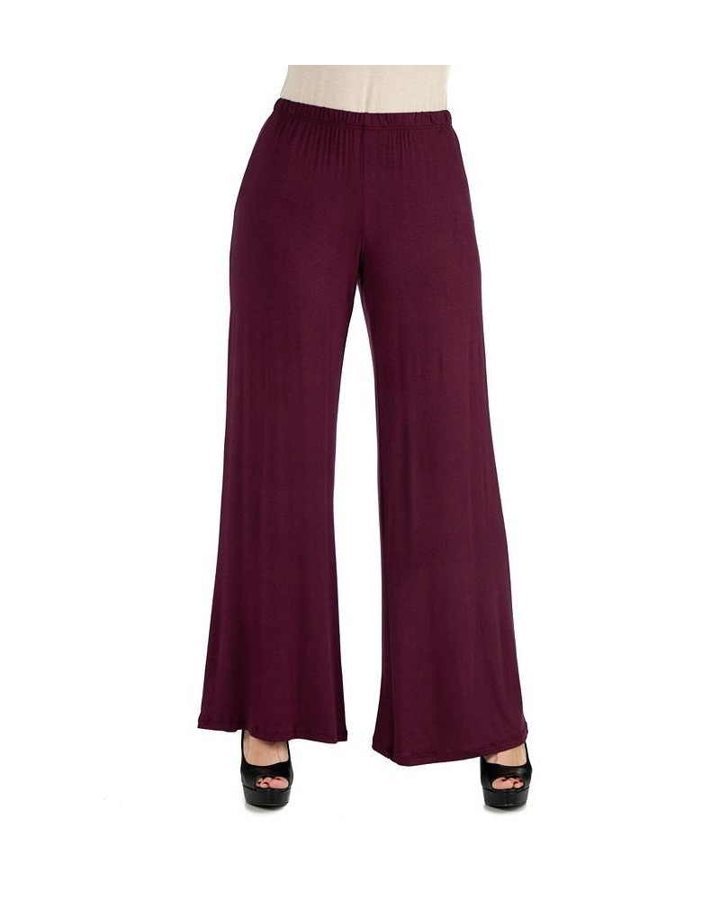 Women's Palazzo Pants Purple $21.55 Pants