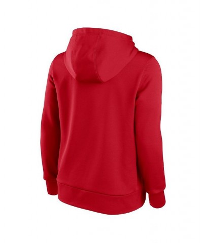 Women's Red Washington Nationals Alternate Logo Performance Pullover Hoodie Red $36.90 Sweatshirts