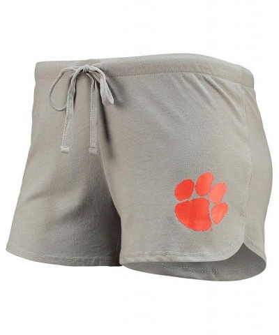 Women's Orange Gray Clemson Tigers Raglan Long Sleeve T-shirt and Shorts Sleep Set Orange, Gray $33.14 Pajama