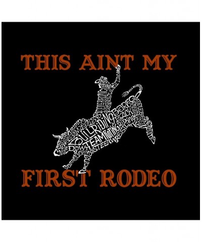 Women's T-Shirt with This Aint My First Rodeo Word Art Pink $14.70 Tops