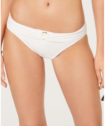 Logo-Ring Bikini Bottoms White $29.76 Swimsuits