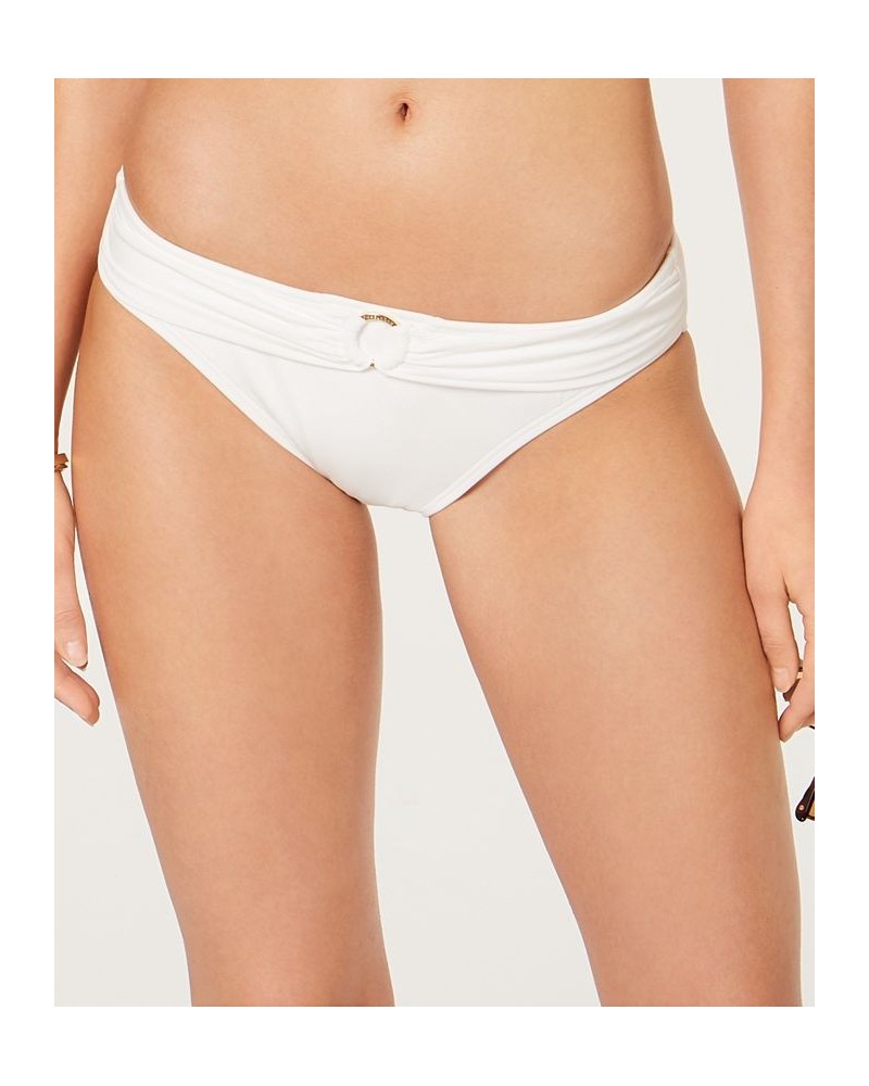 Logo-Ring Bikini Bottoms White $29.76 Swimsuits