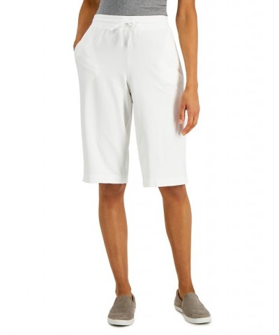 Knit Skimmer Shorts White $10.00 Shorts