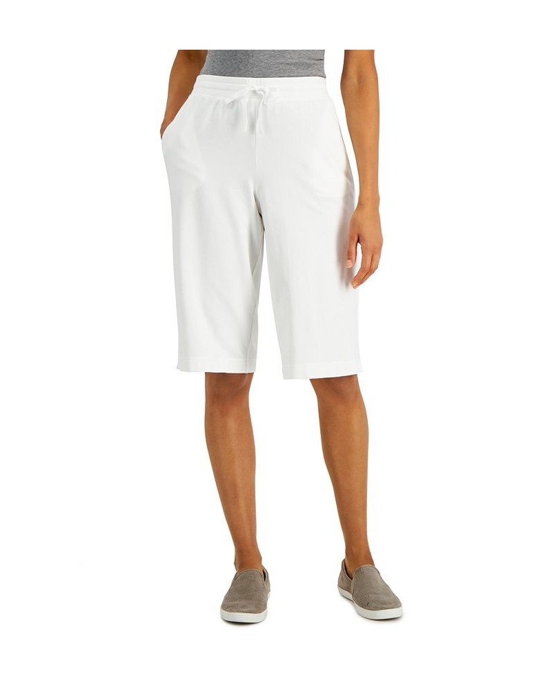 Knit Skimmer Shorts White $10.00 Shorts